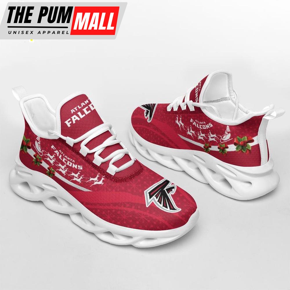 NFL Atlanta Falcons Christmas Pattern Max Soul Shoes Gift For Fans