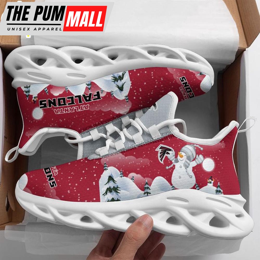 NFL Atlanta Falcons Christmas Snowman Max Soul Shoes