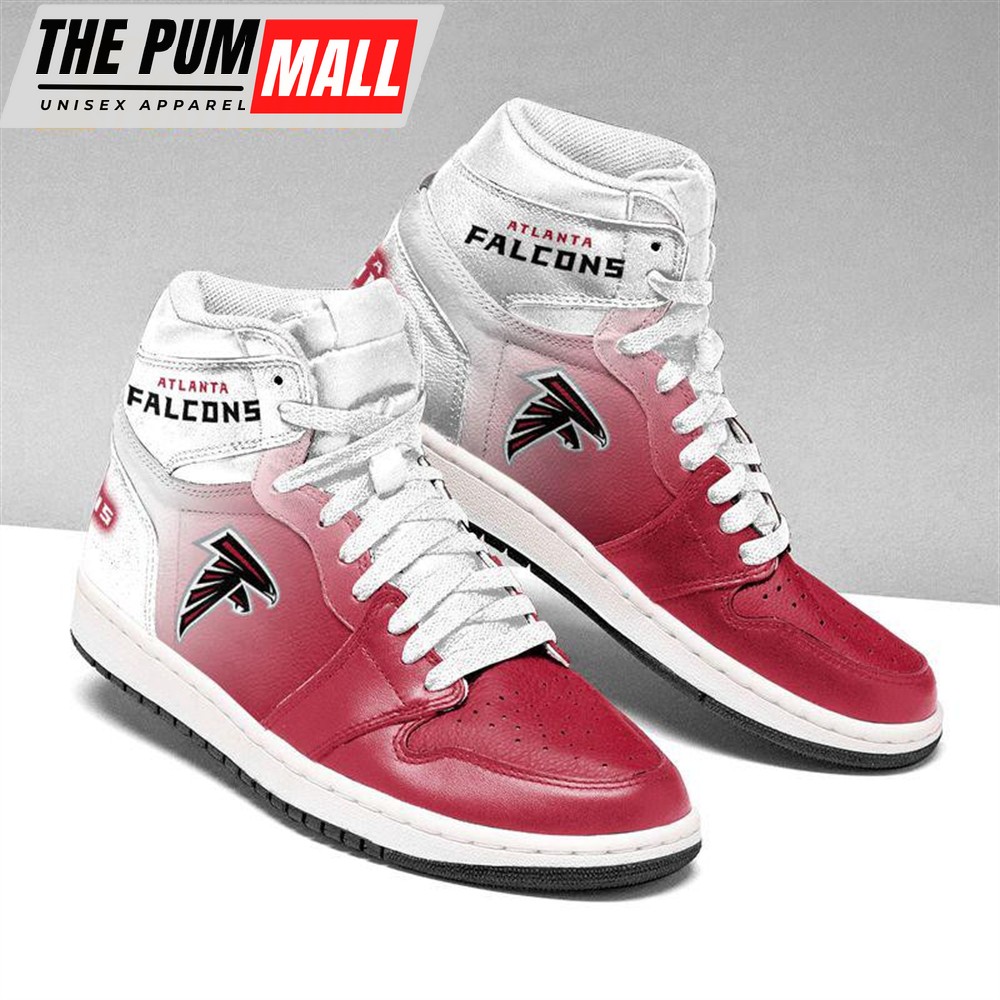 NFL Atlanta Falcons Football Team Air Jd 1 Hightop Shoes Sizes
