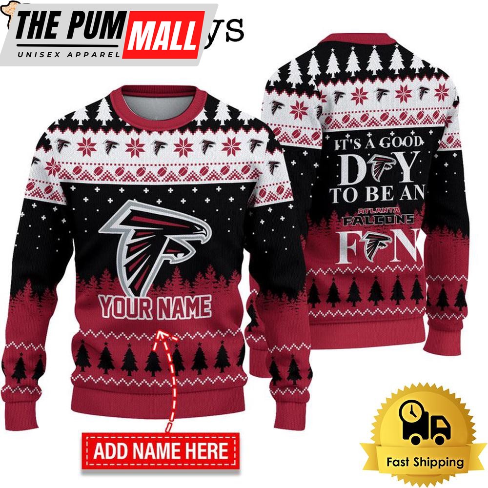 NFL Atlanta Falcons It’s A Good Day To Be A Fan Ugly Christmas Sweater