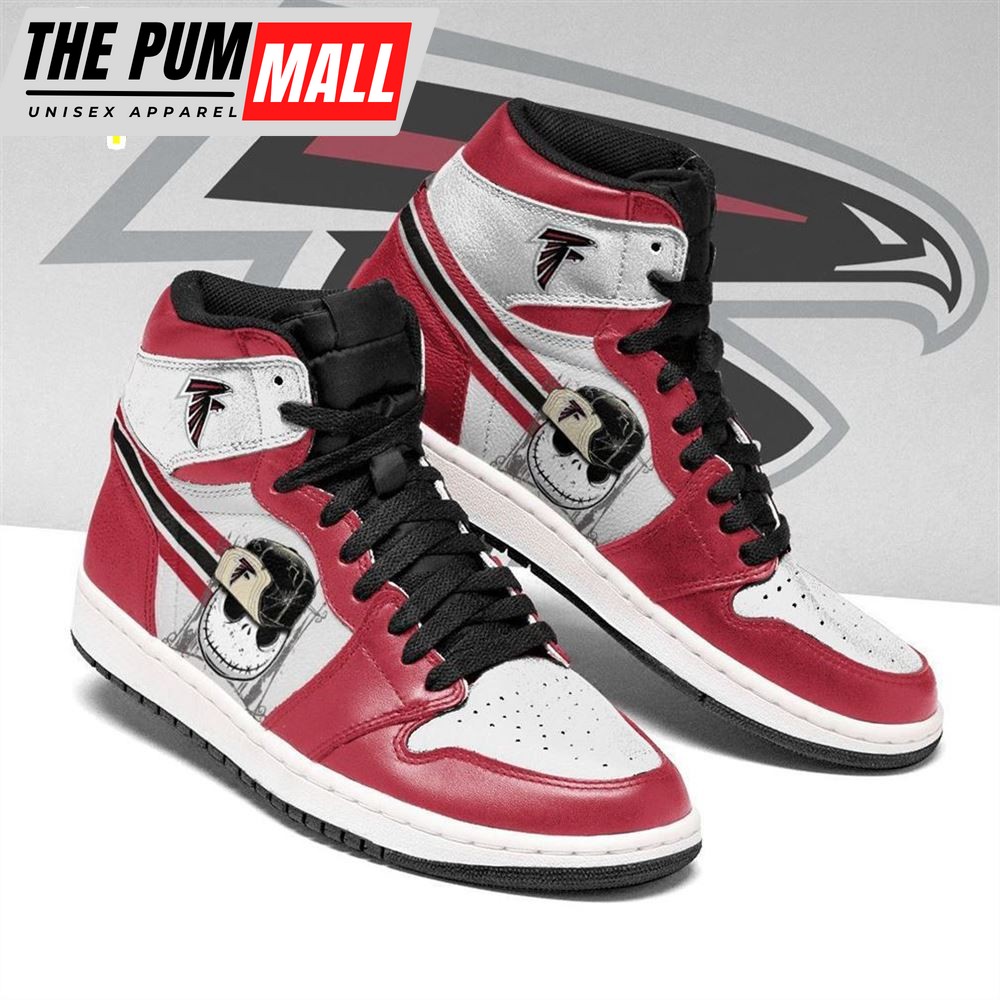 NFL Atlanta Falcons Jack Skellington Air Jd 1 High Sneakers