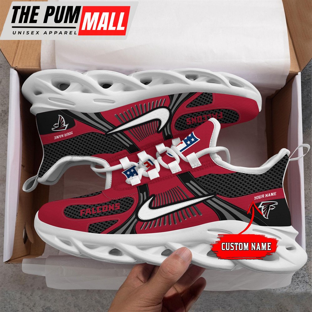 NFL Atlanta Falcons Logo Football Team New Season Max Soul Shoes