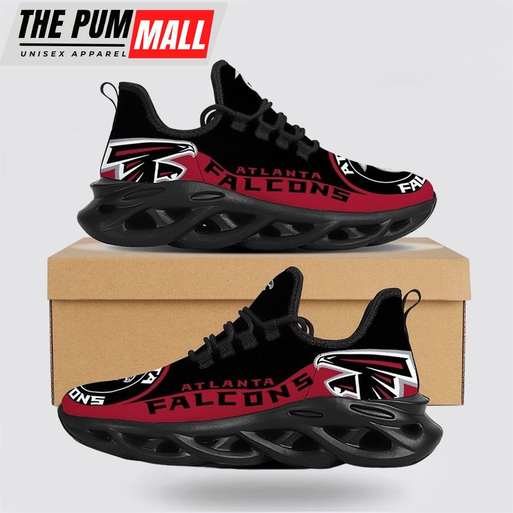 NFL Atlanta Falcons Max Soul Shoes Sneakers Sport Shoes Dominate The Streets With Authentic Nfl Style