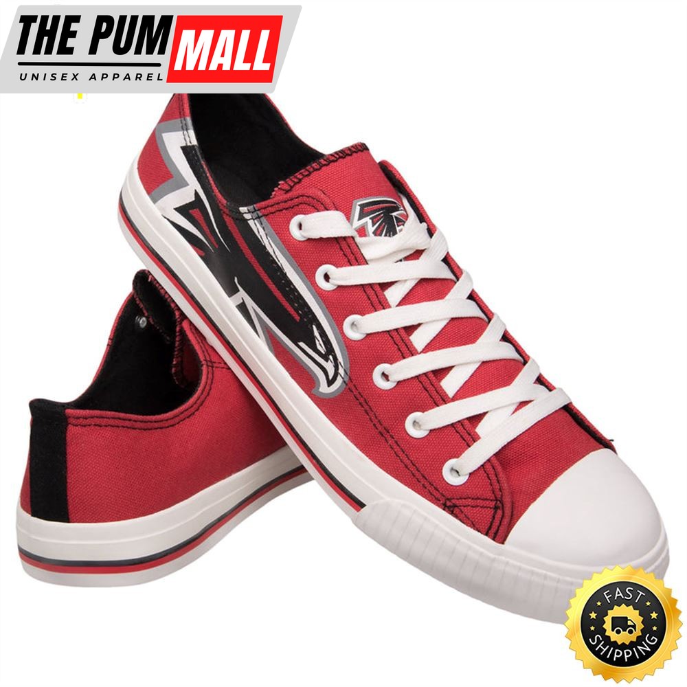 NFL Atlanta Falcons Red Low Top Shoes