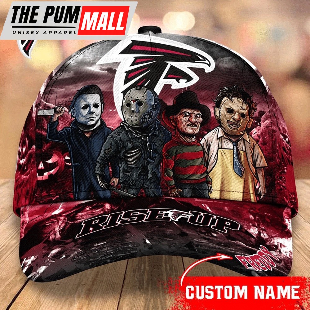 NFL Atlanta Falcons Special Horror Movie Characters Halloween Baseball Cap