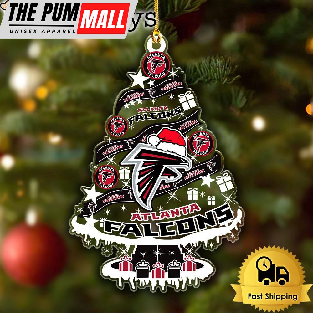 NFL Atlanta Falcons Tree Christmas Ornament Limited Edition