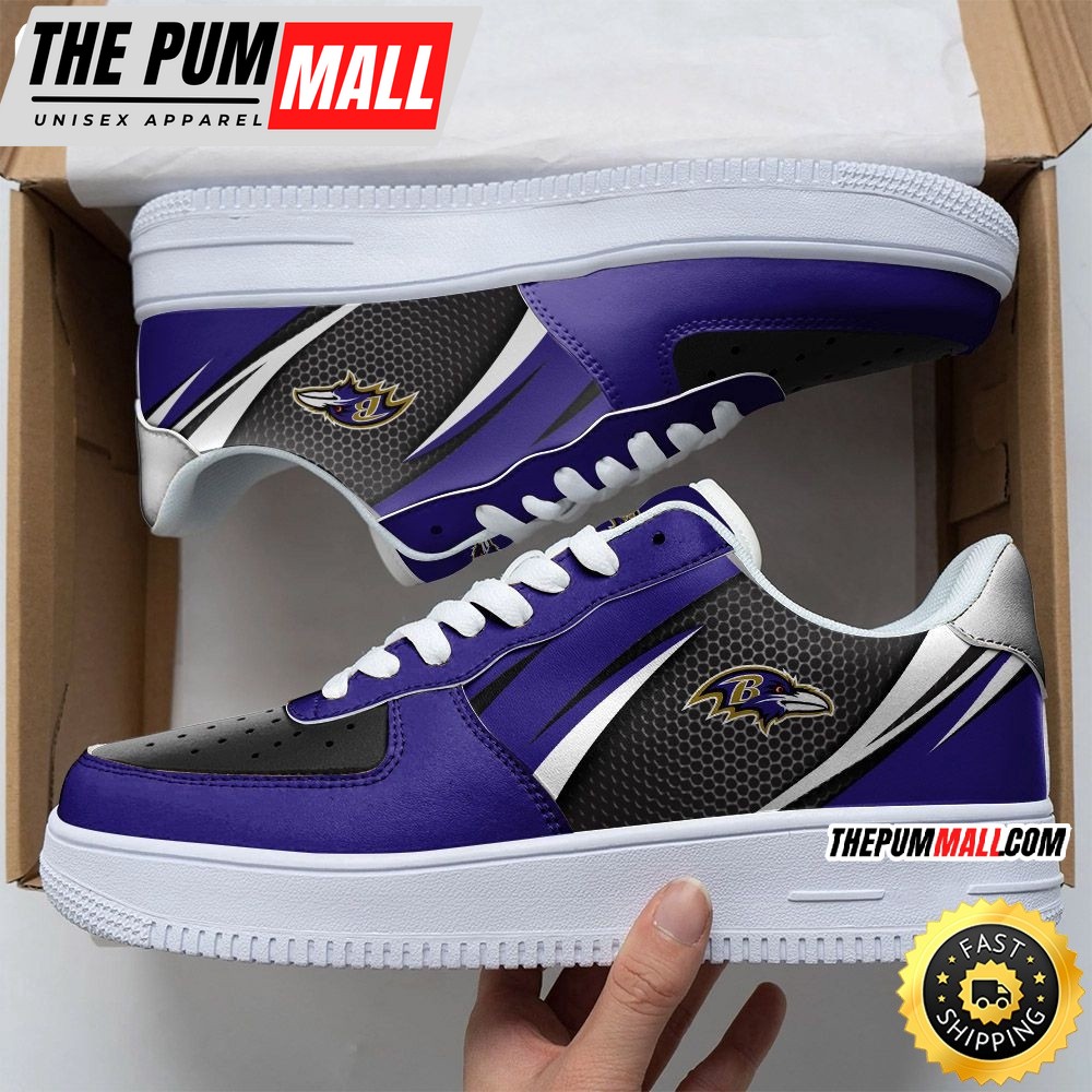 NFL Baltimore Ravens Air Force 1 Shoes Sleek AF1 Fashion