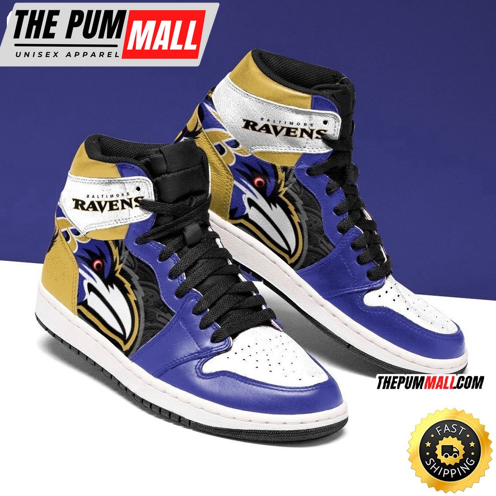 NFL Baltimore Ravens Air Jd 1 Shoes