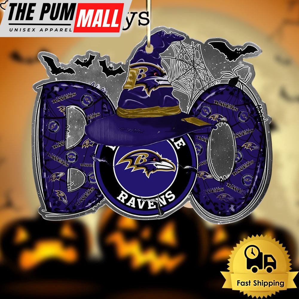 NFL Baltimore Ravens Halloween Boo Ornament Limited Edition