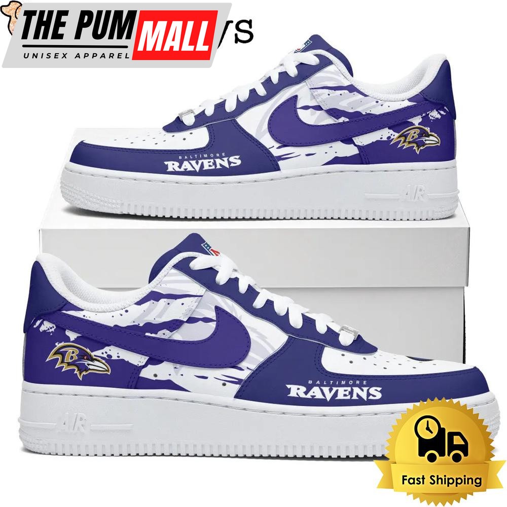 NFL Baltimore Ravens It’s A Statement For True Fans Custom Air Force 1 Shoes
