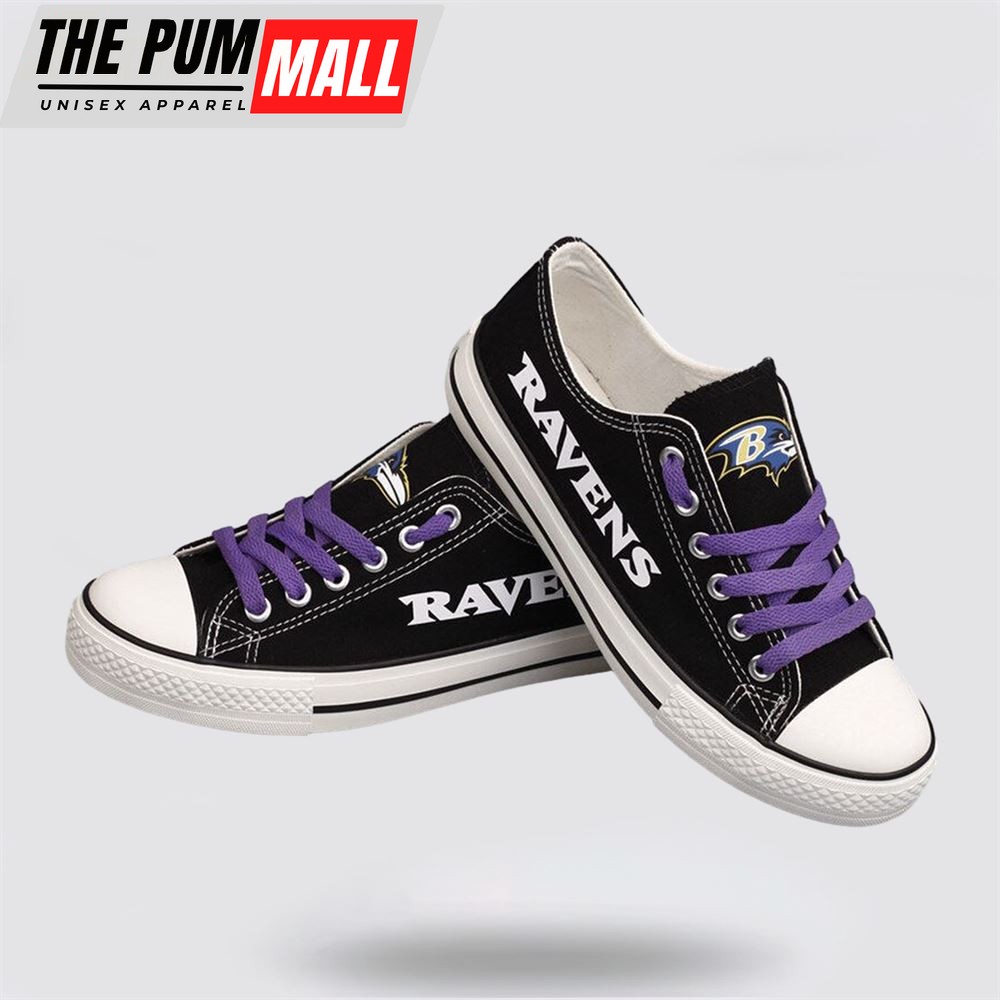 nfl-baltimore-ravens-low-top-canvas-shoes-sport-sneakers-fuel-your-passion-for-t-2zequpbg NFL Baltimore Ravens Low Top Canvas Shoes Sport Sneakers Fuel Your Passion For The Game With Every Stride