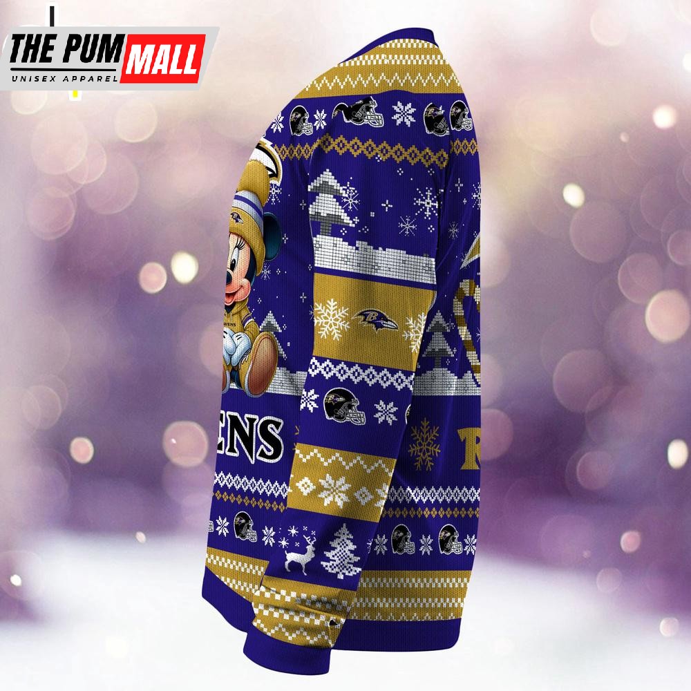 nfl-baltimore-ravens-mickey-and-minnie-cute-christmas-ugly-sweater-e8iha6v3 NFL Baltimore Ravens Mickey And Minnie Cute Christmas Ugly Sweater
