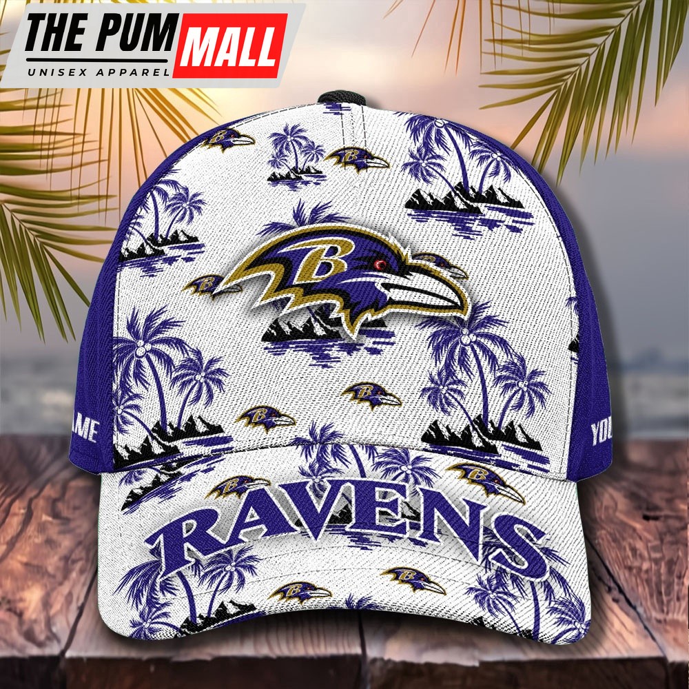 NFL Baltimore Ravens Tropical Summer Basball Cap
