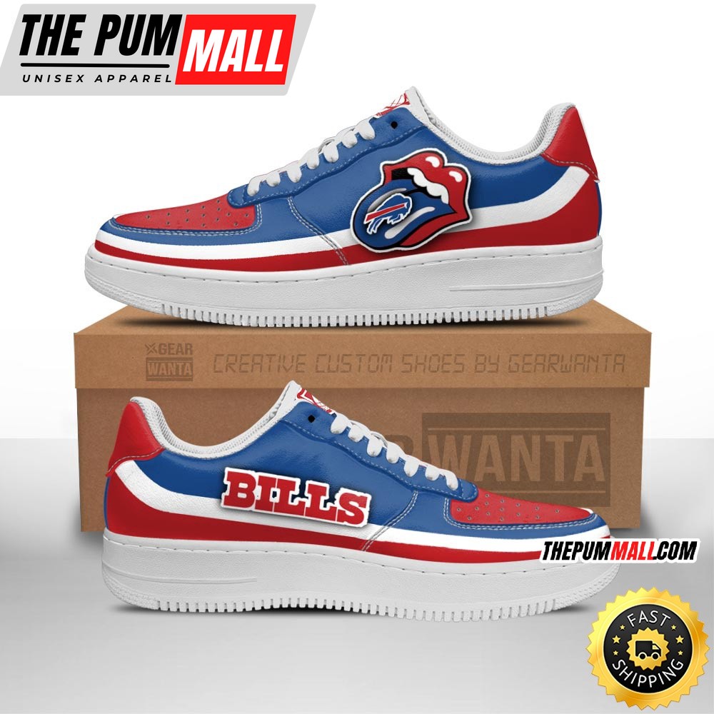 NFL Buffalo Bills Air Force 1 Shoes Sexy Lips For Fans