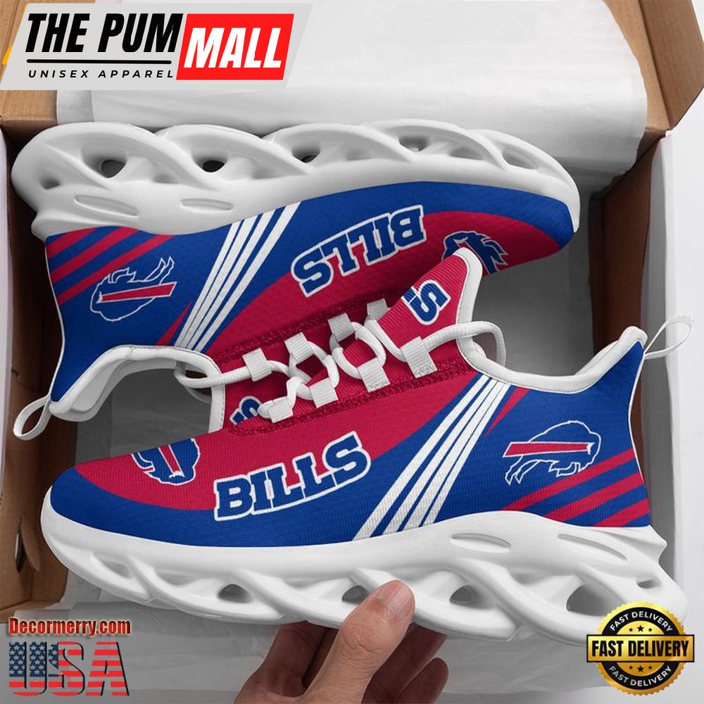 NFL Buffalo Bills Basic Logo Max Soul Shoes , Running Sneakers Shoes