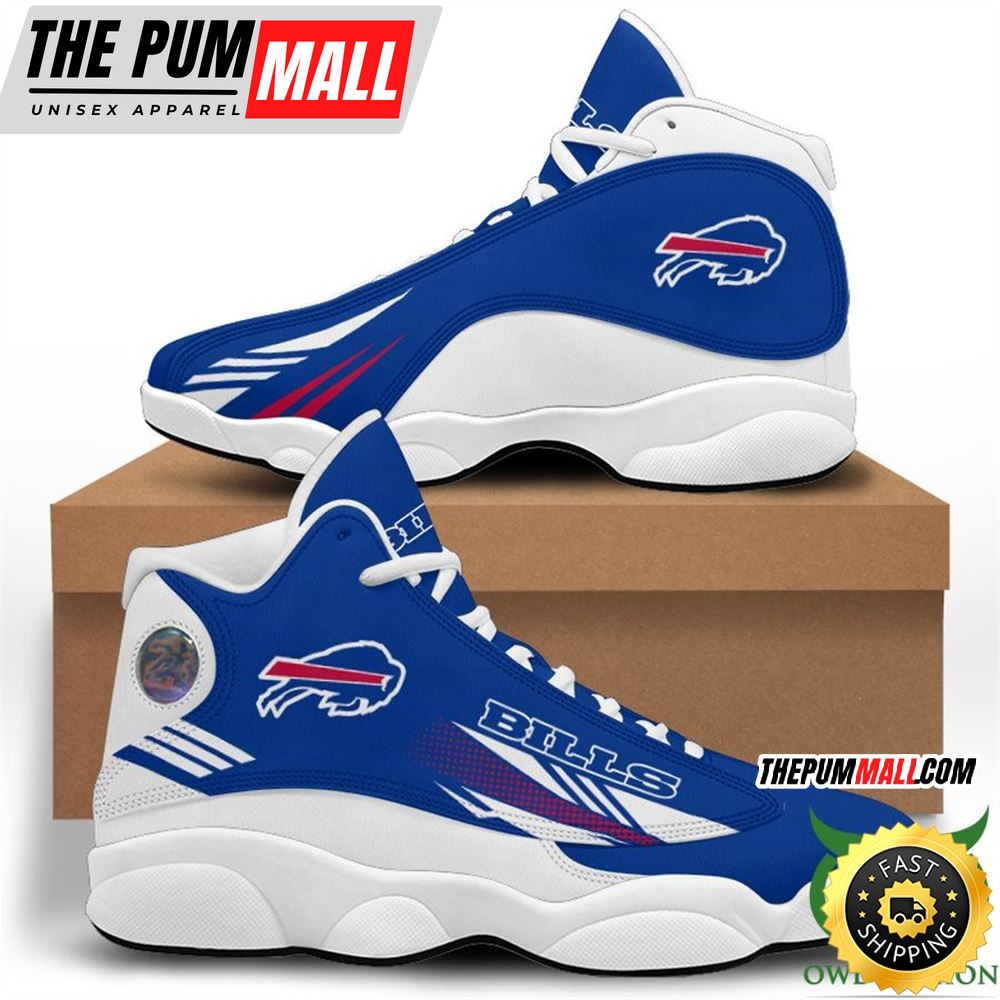 NFL Buffalo Bills Blue White Special Air Jd 13 Shoes