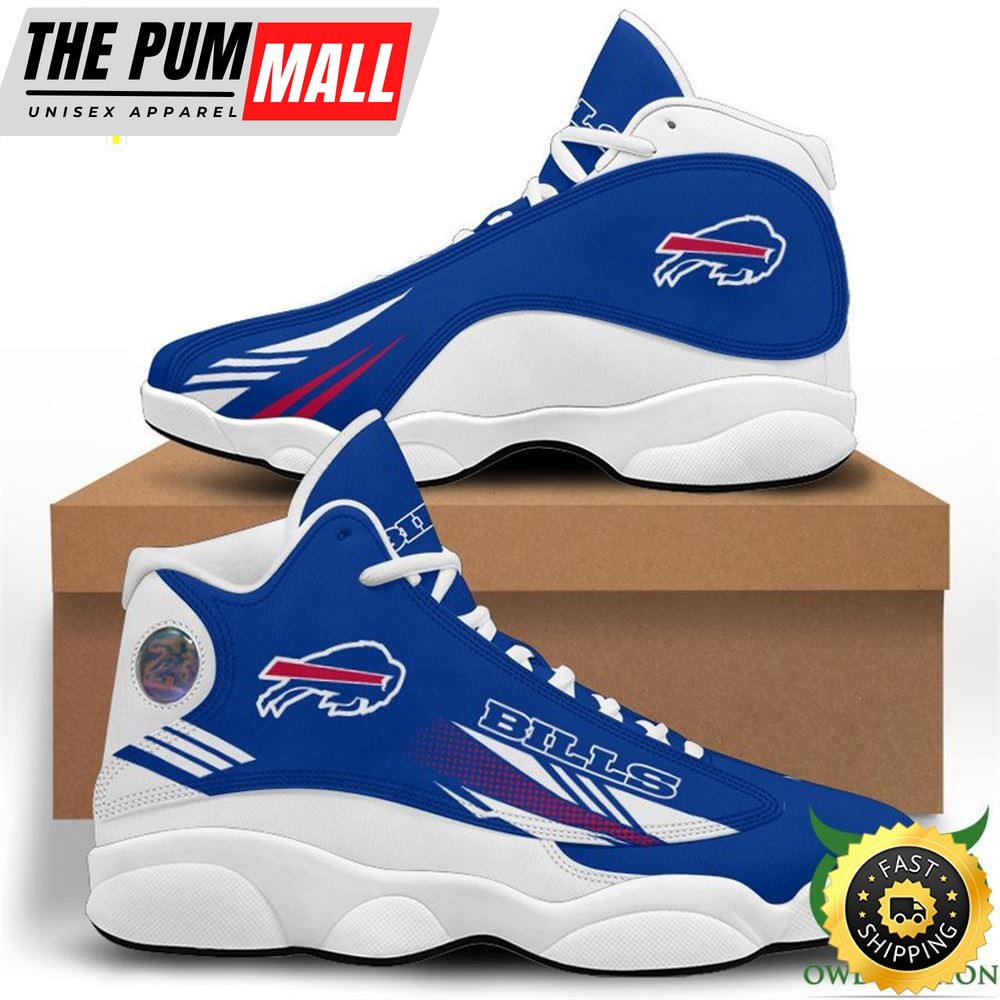 NFL Buffalo Bills Blue White Special Air Jd 13 Shoes