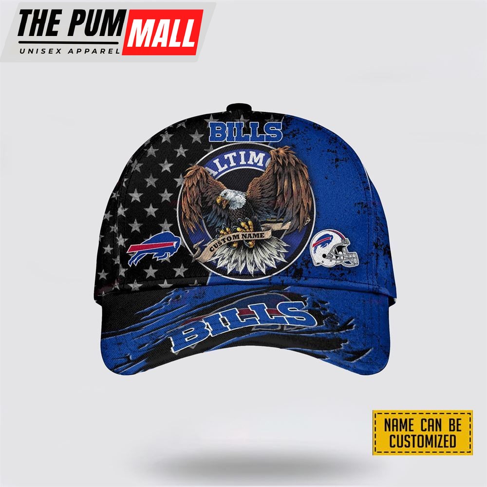 NFL Buffalo Bills Cap 3D Personalized Classic Eagles Hats Show Your Team Spirit In Style