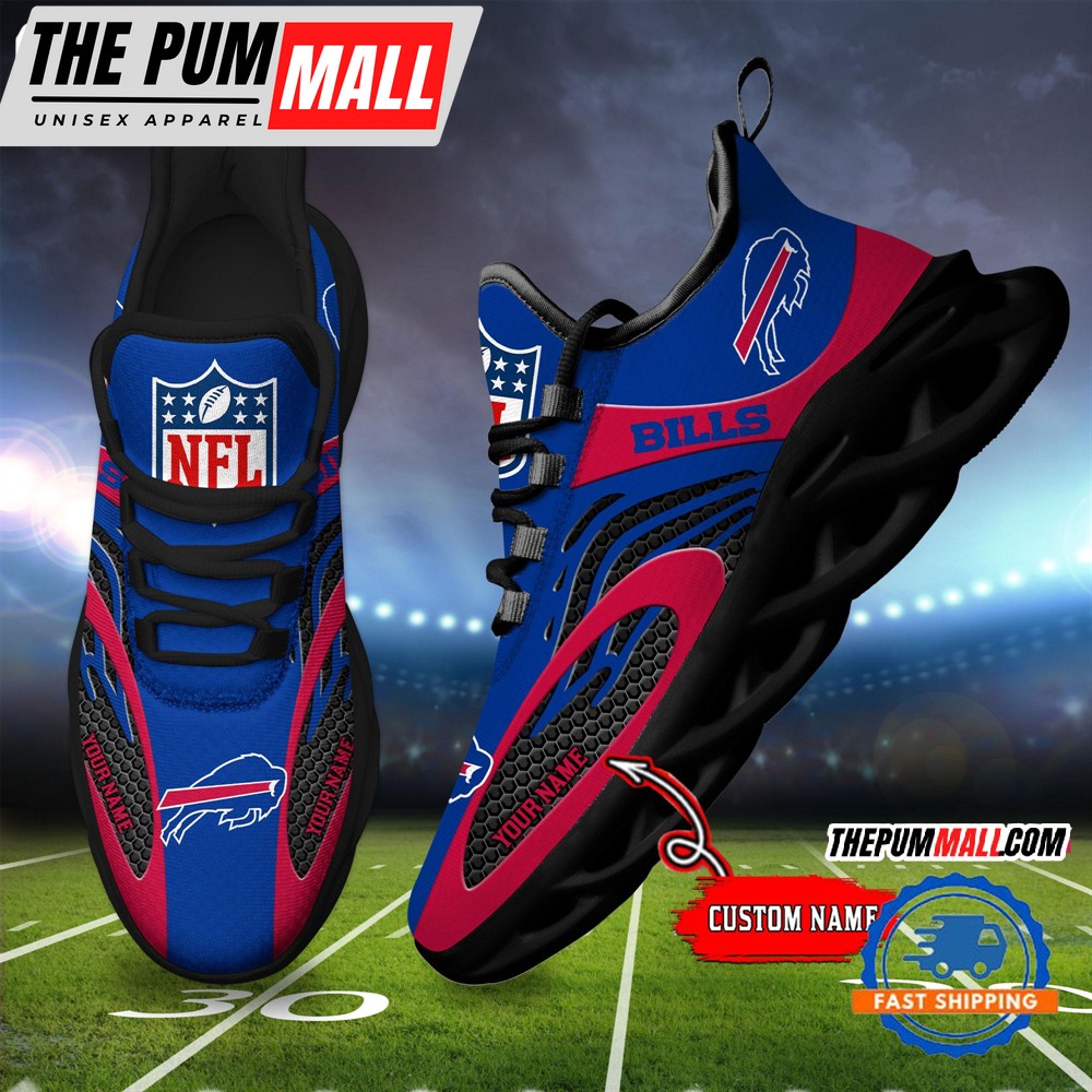 NFL Buffalo Bills Football Logo Team New Design Max Soul Shoes Sneaker
