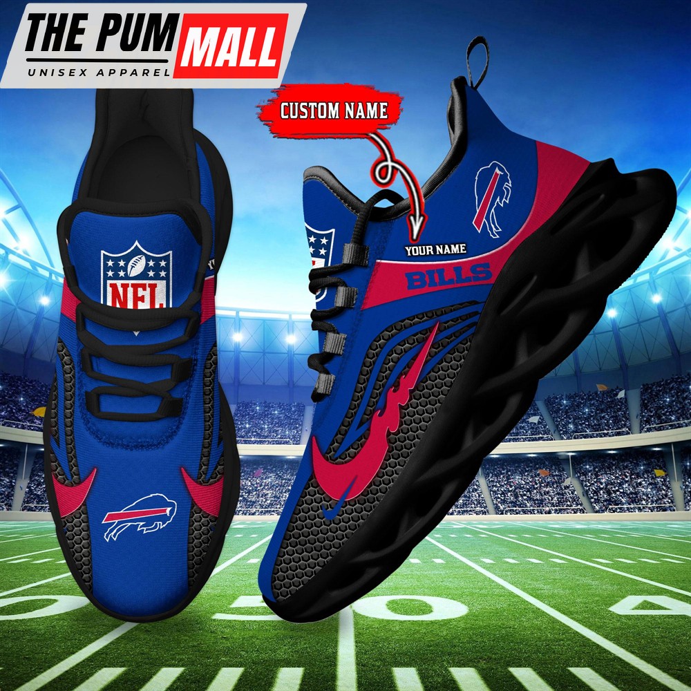 NFL Buffalo Bills Football Team New Design Max Soul Shoes Sneaker