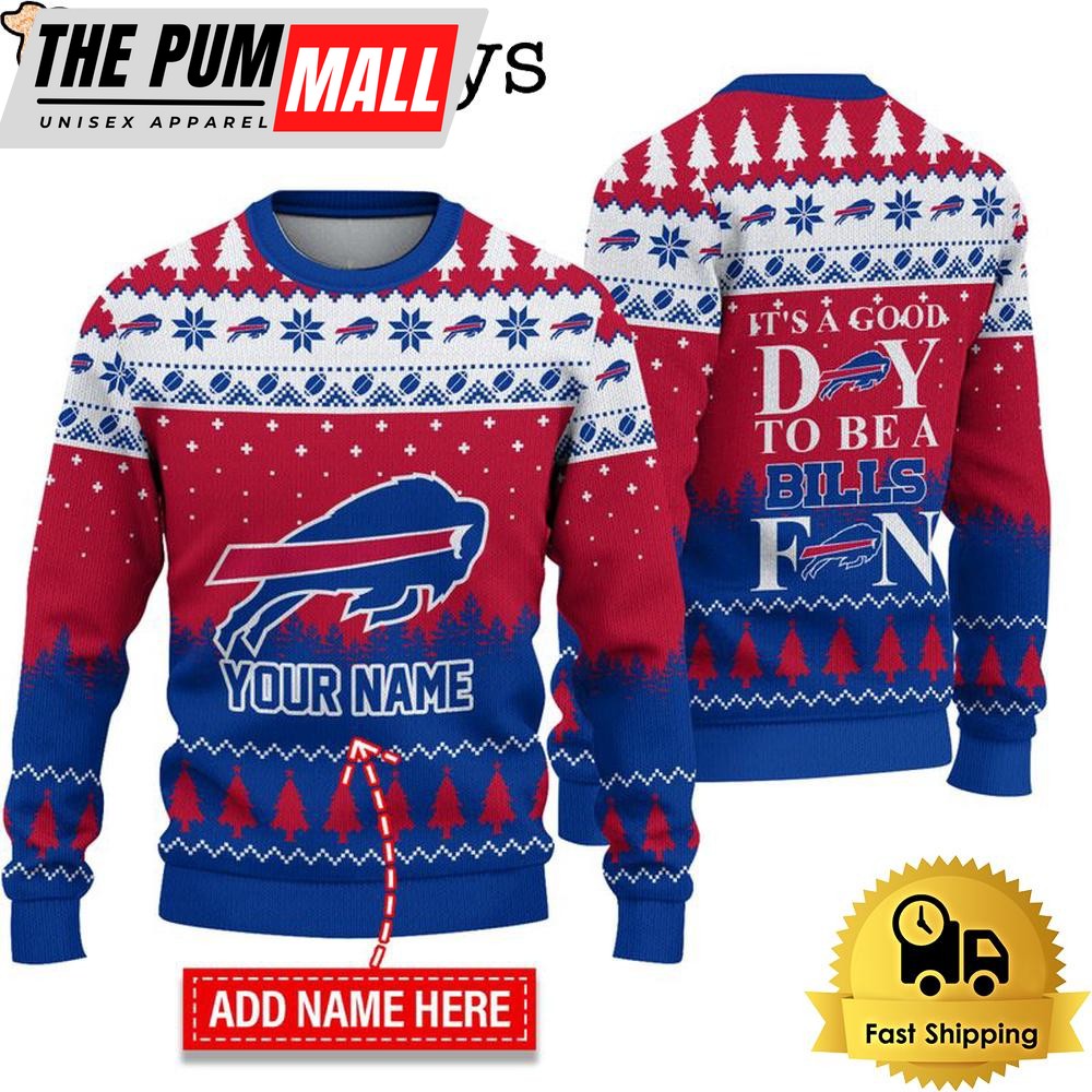 NFL Buffalo Bills It’s A Good Day To Be A Fan Ugly Christmas Sweater