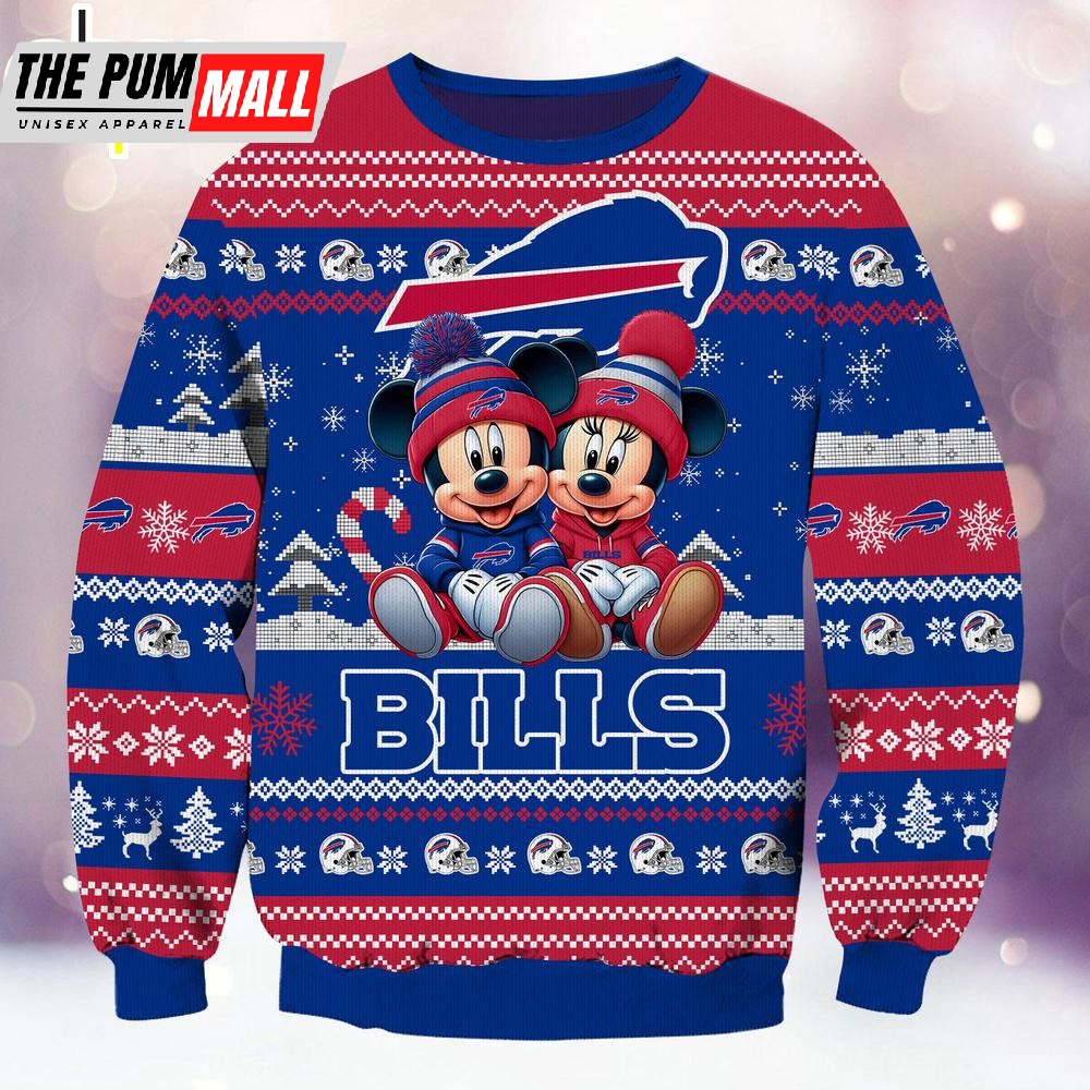nfl-buffalo-bills-mickey-and-minnie-cute-christmas-ugly-sweater-hdte672o NFL Buffalo Bills Mickey And Minnie Cute Christmas Ugly Sweater