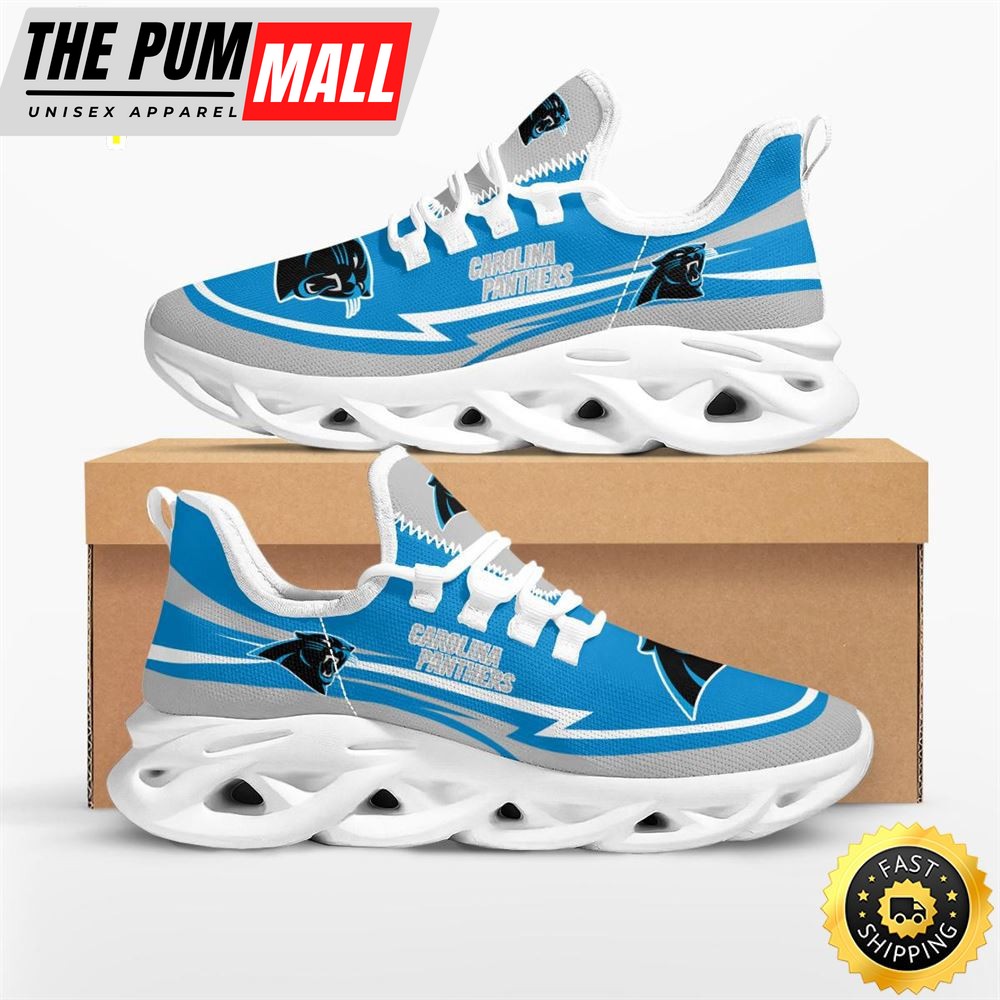 NFL Carolina Panthers Are Coming Curves Max Soul Shoes