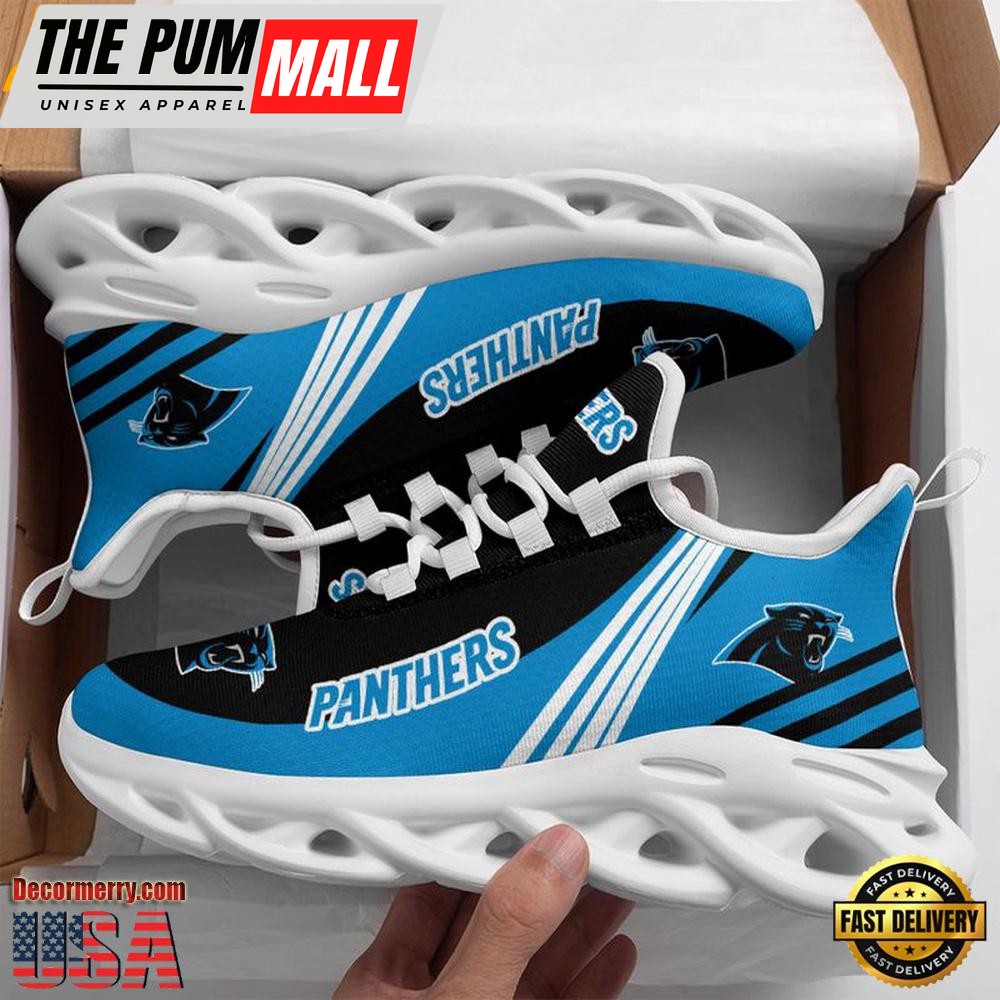 NFL Carolina Panthers Basic Logo Max Soul Shoes , Running Sneakers Shoes