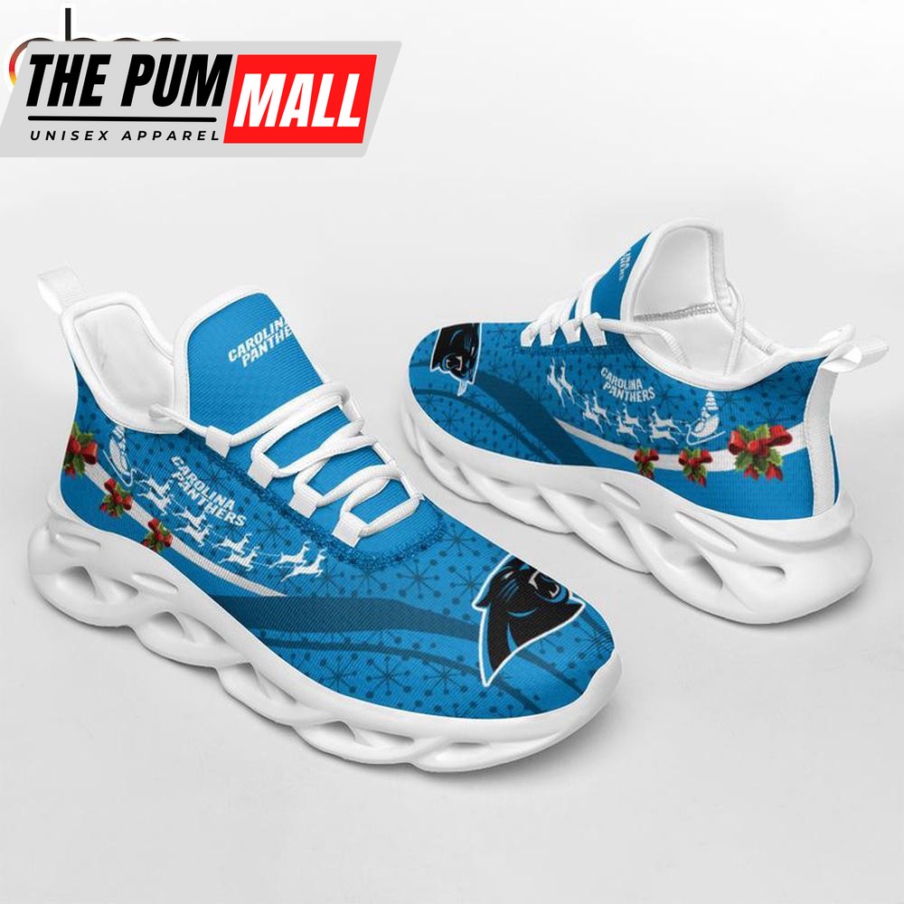 NFL Carolina Panthers Christmas Pattern Max Soul Shoes Gift For Fans