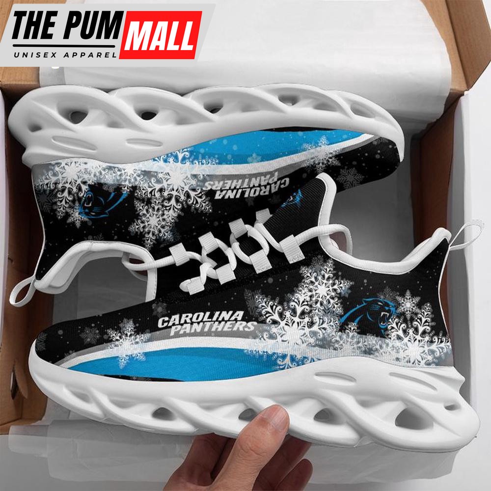 NFL Carolina Panthers Christmas Snow Max Soul Shoes For Men Women
