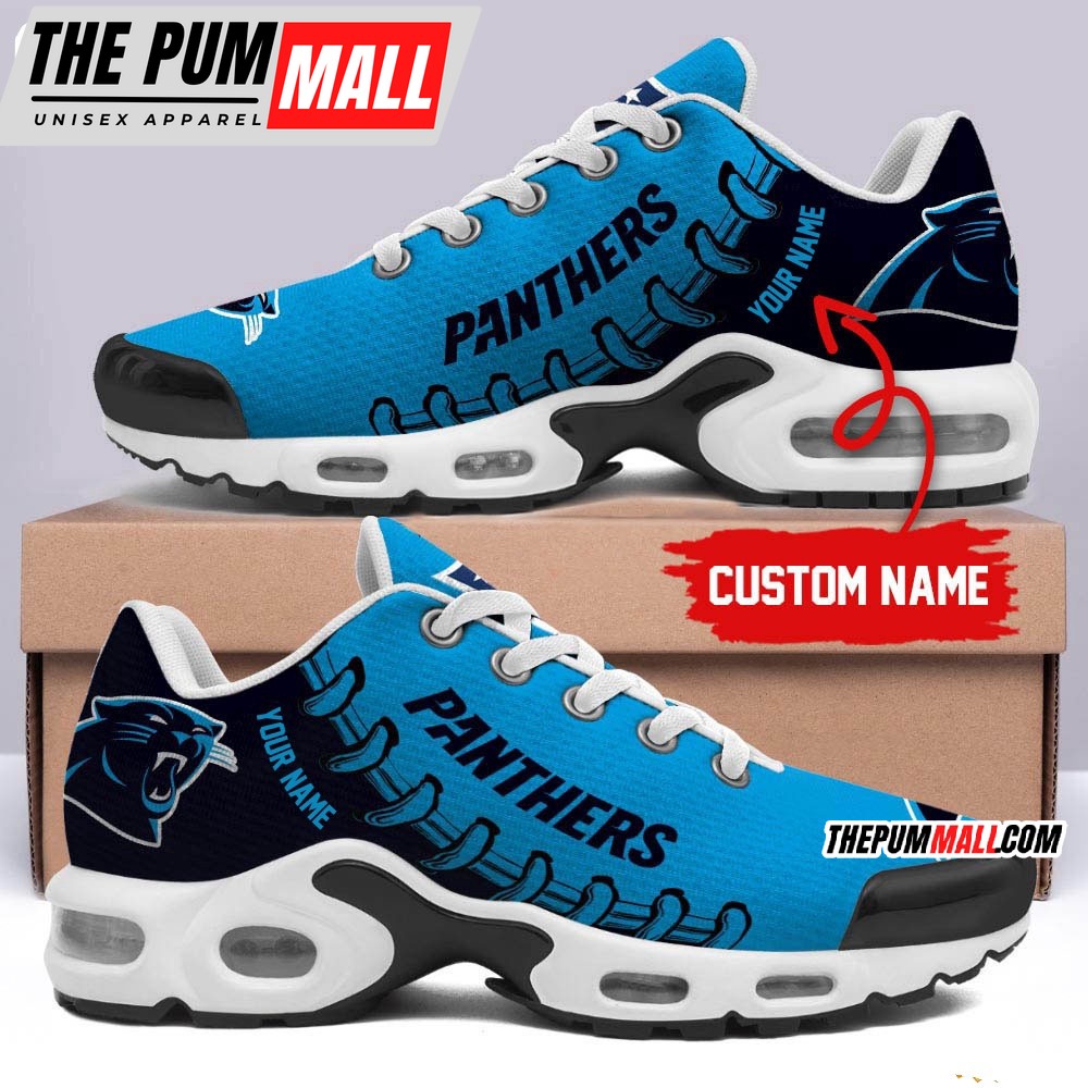 NFL Carolina Panthers Custom Air Max Plus Shoes