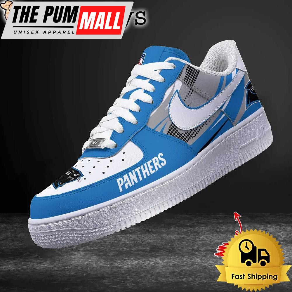 NFL Carolina Panthers Dress With A Winning Attitude Custom Air Force 1 Shoes