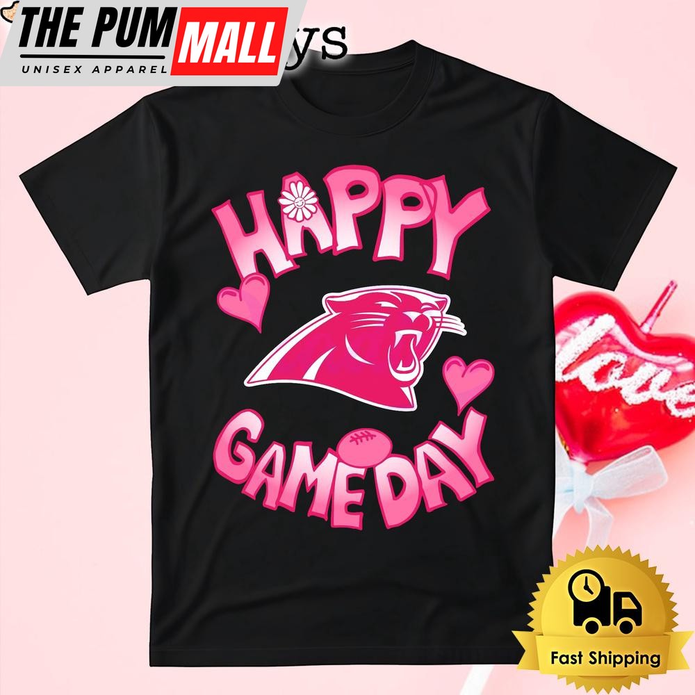 NFL Carolina Panthers Happy GameDay Valentine’s Day T Shirt