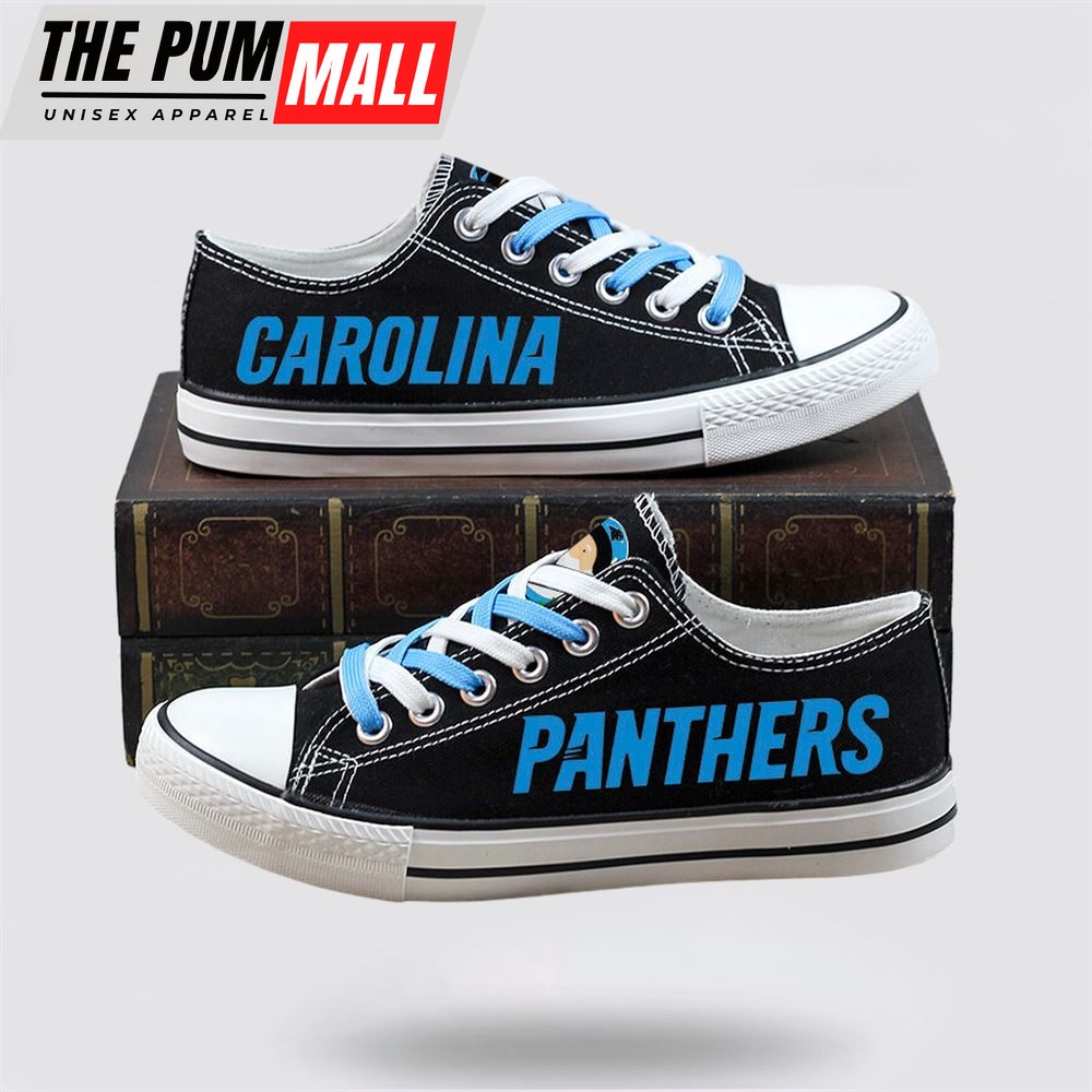 nfl-carolina-panthers-low-top-canvas-print-chrismas-design-shoes-sport-sneakers-l9r4yio7 NFL Carolina Panthers Low Top Canvas Print Chrismas Design Shoes Sport Sneakers