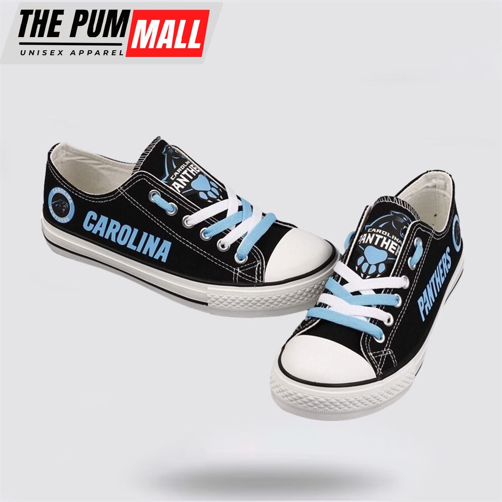 nfl-carolina-panthers-low-top-canvas-shoes-sport-sneakers-fuel-your-passion-for-7prybcoc NFL Carolina Panthers Low Top Canvas Shoes Sport Sneakers Fuel Your Passion For The Game With Every Stride