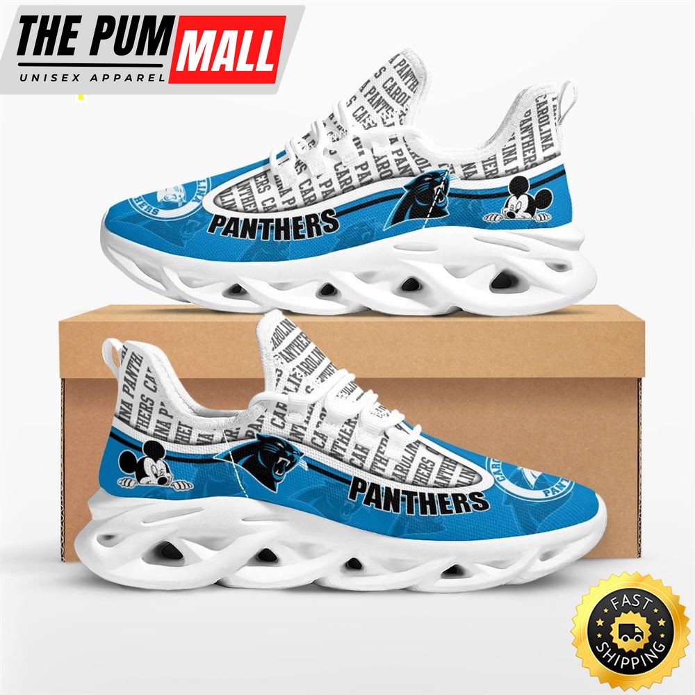 NFL Carolina Panthers Mickey Mouse Max Soul Shoes