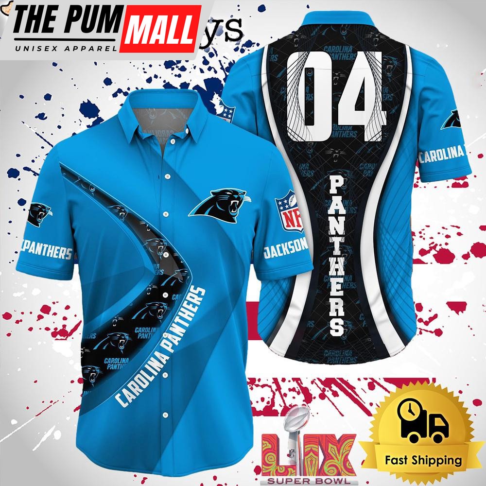 NFL Carolina Panthers Super Bowl LIX Fans Custom Hawaiian Shirt