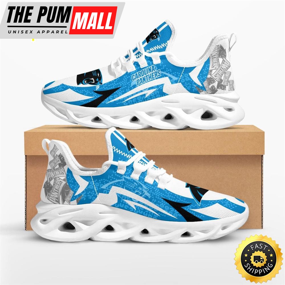 NFL Carolina Panthers Symbol Geometric Pattern Max Soul Shoes