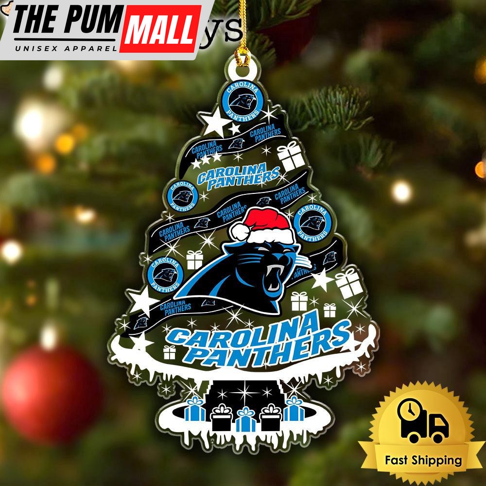 NFL Carolina Panthers Tree Christmas Ornament Limited Edition