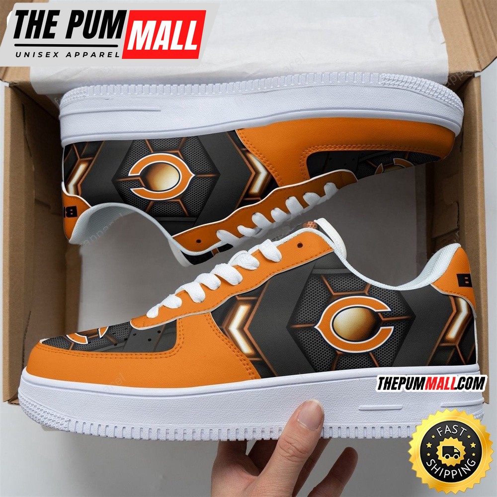 NFL Chicago Bears Air Force 1 Shoes Football Sports Shoes