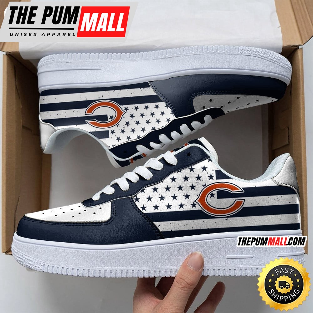 NFL Chicago Bears Air Force 1 Shoes Urban Streetwear Shoes