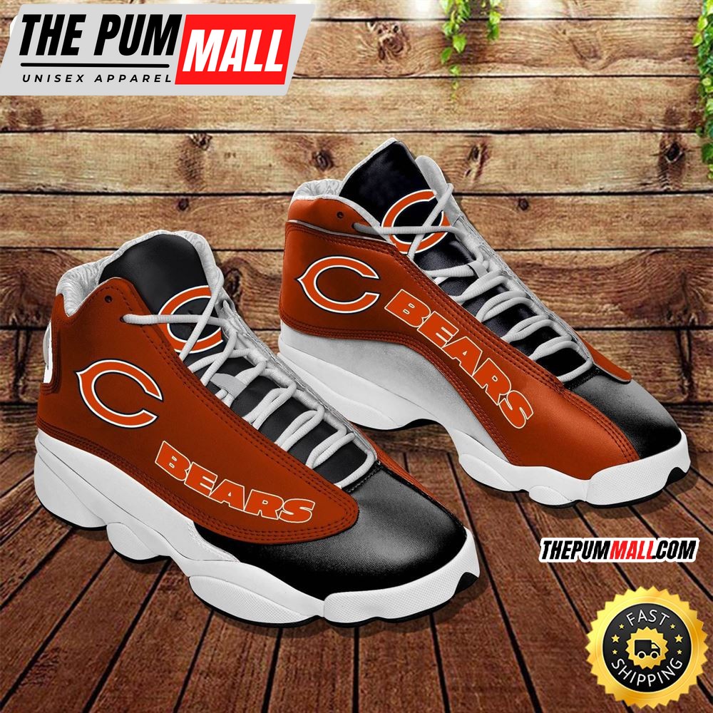 NFL Chicago Bears Air Jd 13 Shoes V2