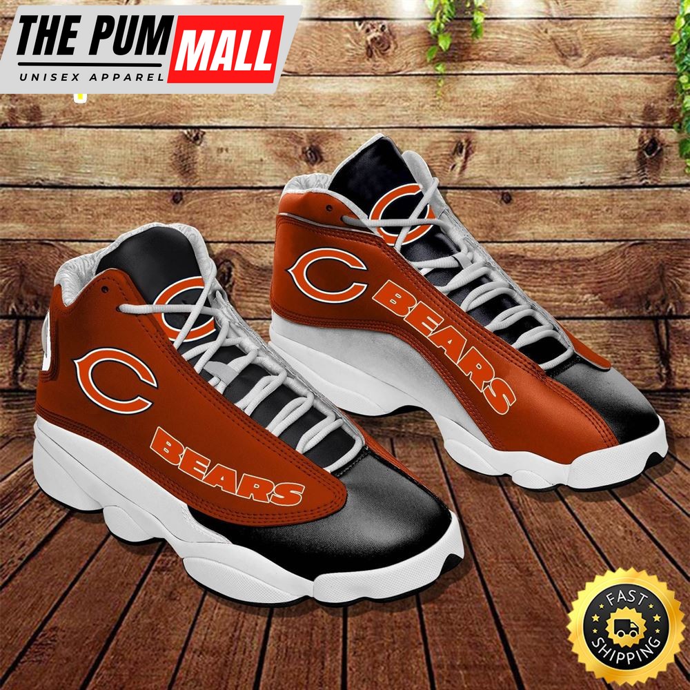 NFL Chicago Bears Air Jd 13 Shoes V2
