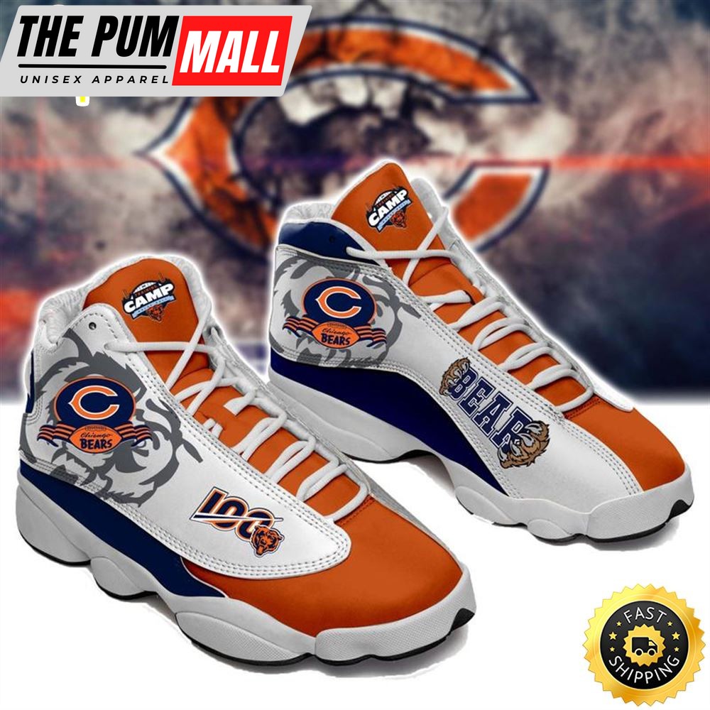 Nfl Chicago Bears Air Jd 13 Sneaker Shoes
