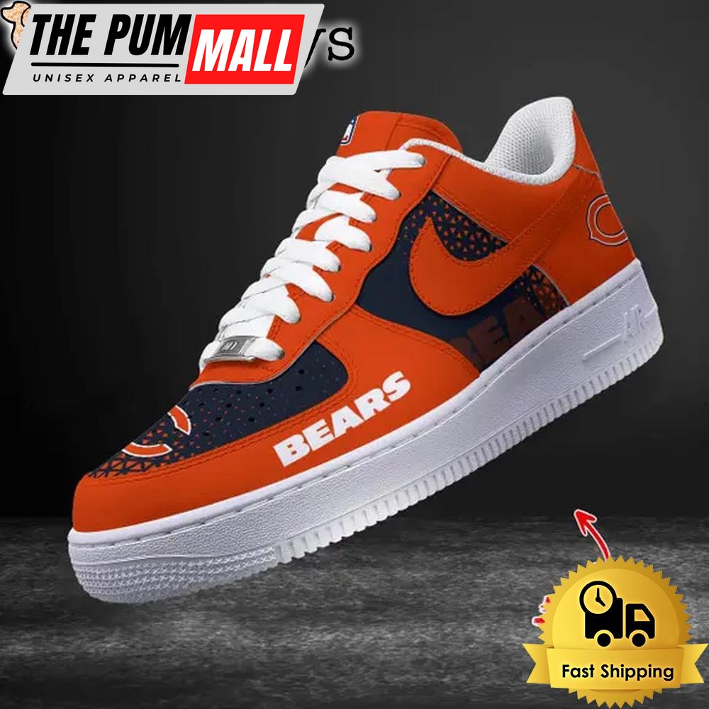 NFL Chicago Bears Dress With A Winning Attitude Custom Air Force 1 Shoes
