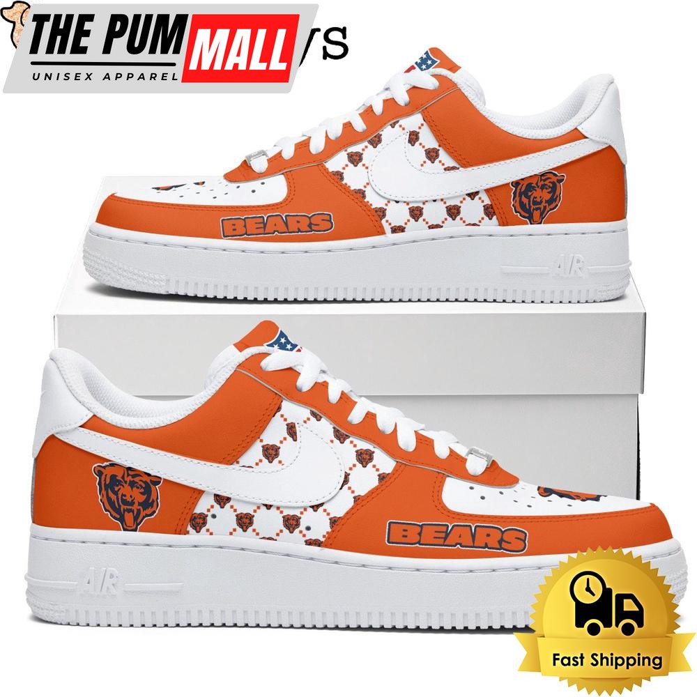 NFL Chicago Bears Every Step Carries Belief Custom Air Force 1 Shoes