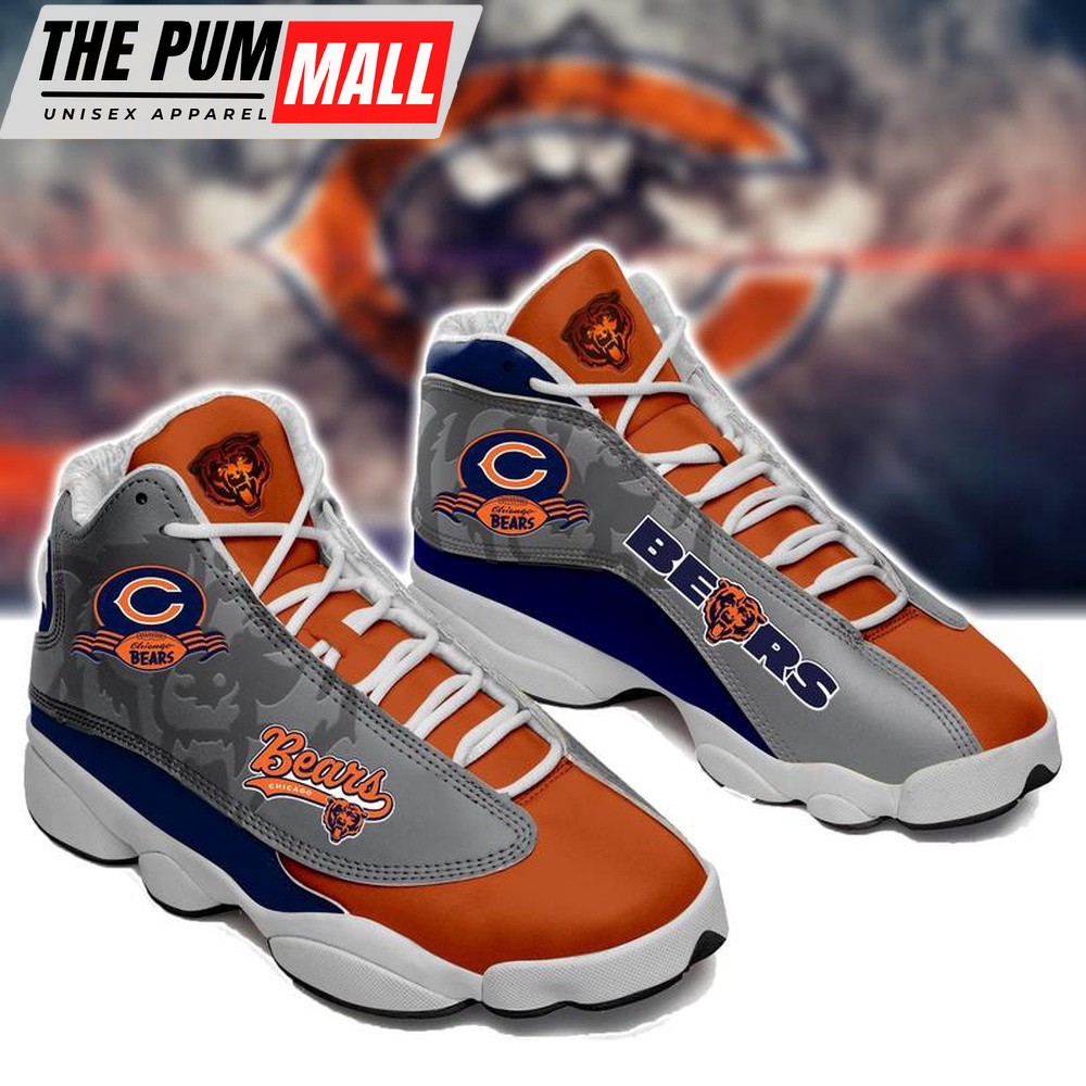 NFL Chicago Bears Football Air Jd 13 Shoes