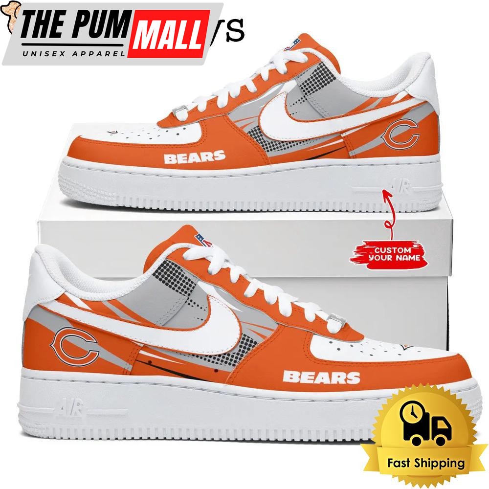 NFL Chicago Bears Football Style Goes Everywhere Custom Air Force 1 Shoes