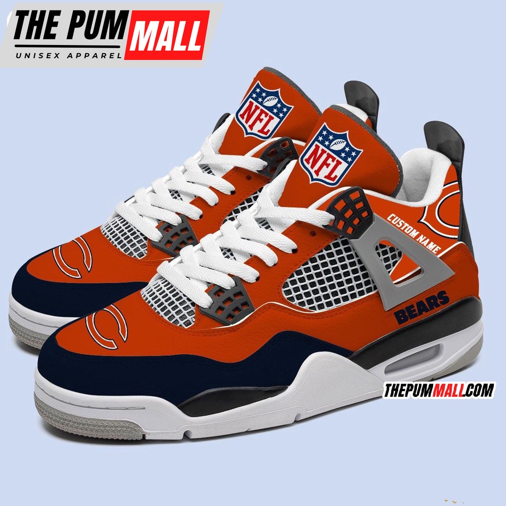 nfl-chicago-bears-football-team-air-jordan-4-shoes-personalized-aj4-sneaker-osxooz9h NFL Chicago Bears Football Team Air Jordan 4 Shoes, Personalized AJ4 Sneaker