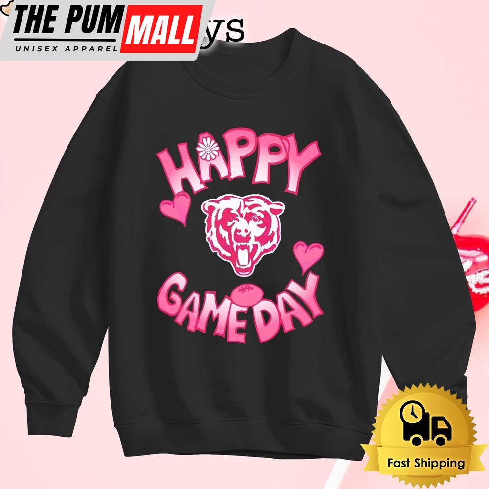 nfl-chicago-bears-happy-gameday-valentines-day-t-shirt-1et0e3z3 NFL Chicago Bears Happy GameDay Valentine’s Day T Shirt